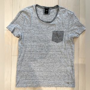 BOSS Menswear Linen T-Shirt